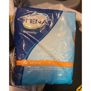 Vintage TENA Serenity Active Liners 26 Count Proven Protection‎